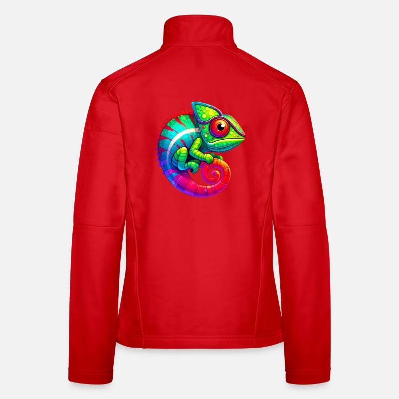 Caméléon Veste en tissu softshell Femme