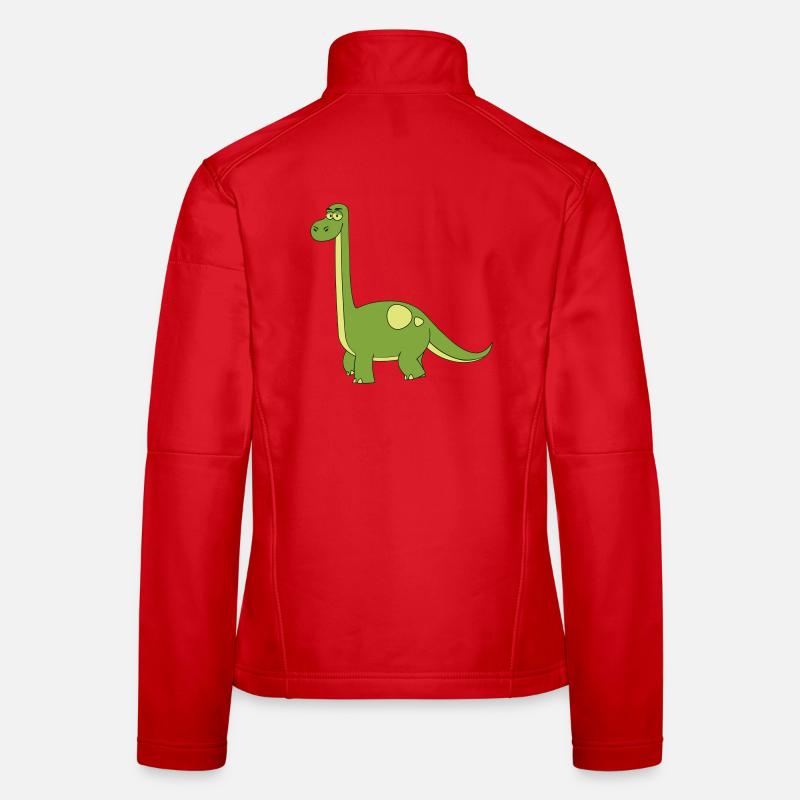 dino - Women's Softshell Jacket - red