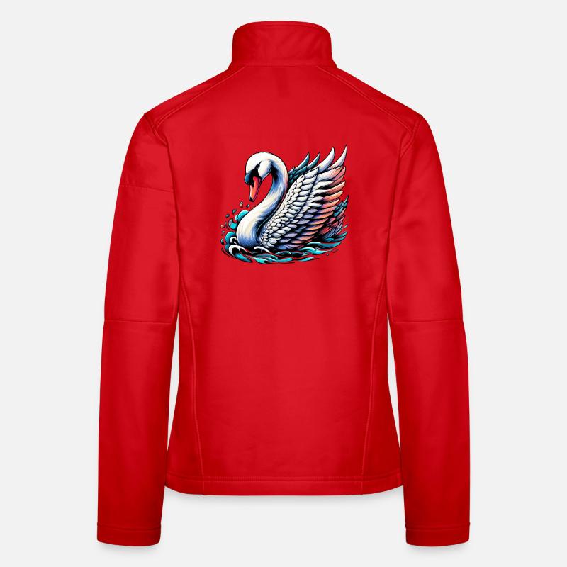 Cygne Veste en tissu softshell Femme