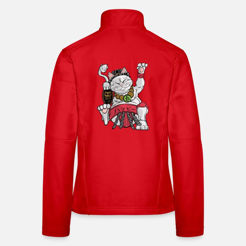 Maneki-neko Sumo Women's Softshell Jacket