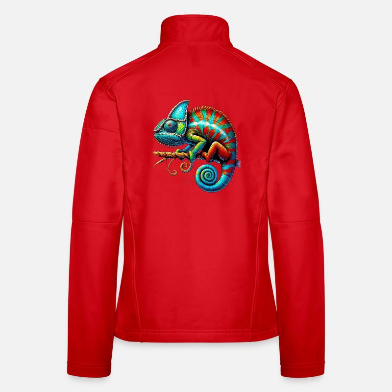 Chamäleon Frauen Softshelljacke