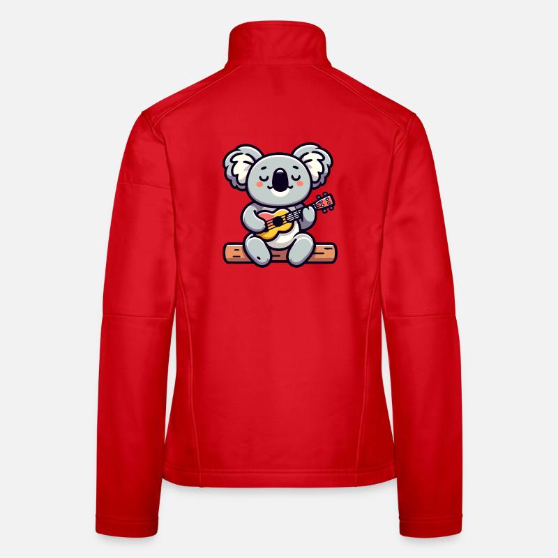 Koala Chords: The Eucalyptus Melodist Women's Softshell Jacket