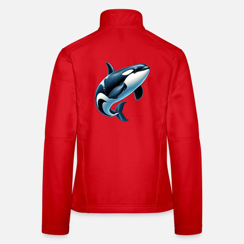 Killer whale Women's Softshell Jacket