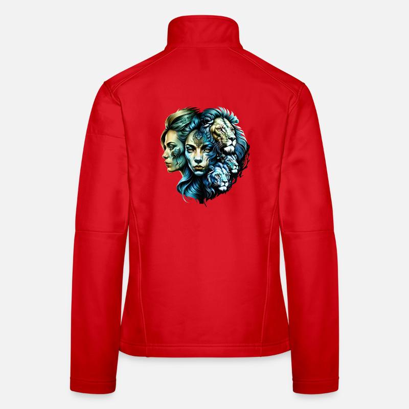 Die starke Präsenz der Löwen Frauen Softshelljacke