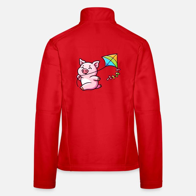 Das Drachenabenteuer des luftigen Ferkels Frauen Softshelljacke