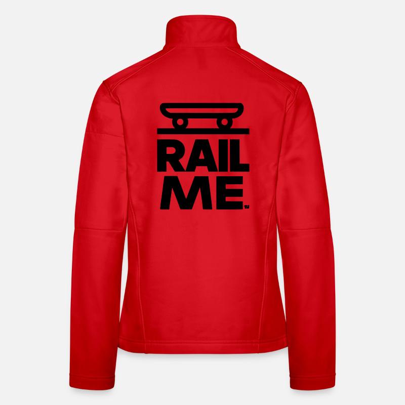 Rail - skateboard - Women's Softshell Jacket - red