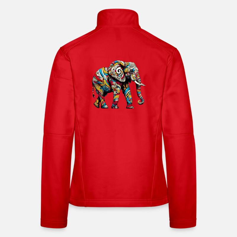 Elefant Frauen Softshelljacke