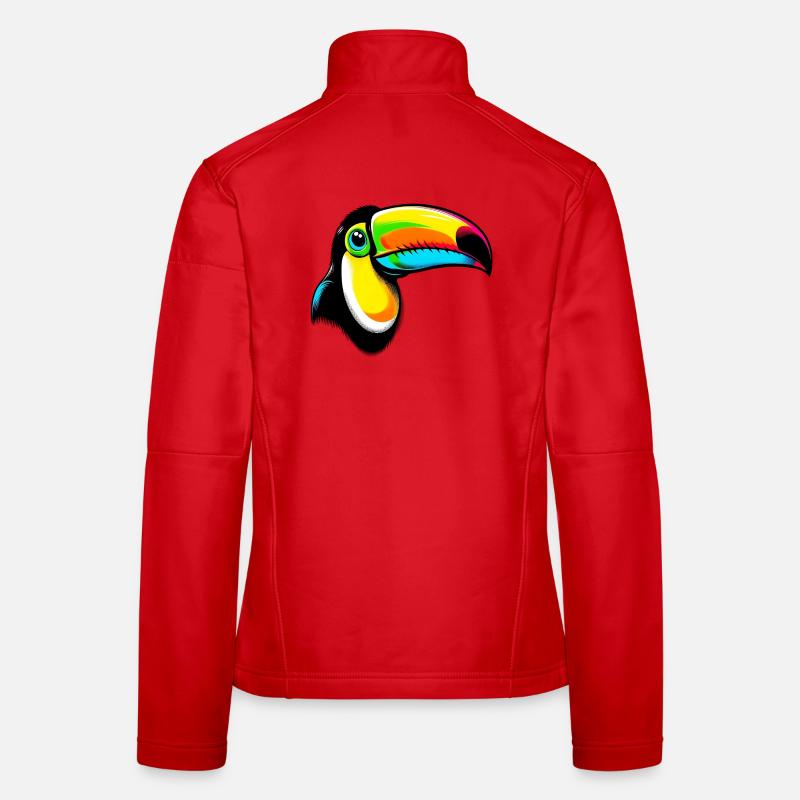 Toucan Veste en tissu softshell Femme