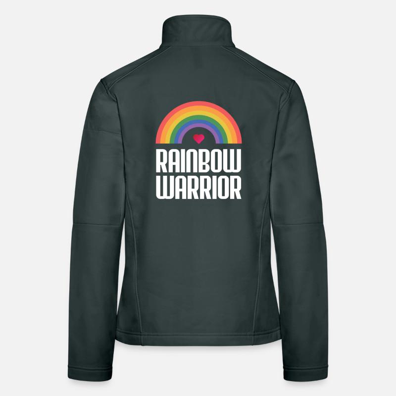 LGBTQ Pride Month - Rainbow Warrior Women's Softshell Jacket