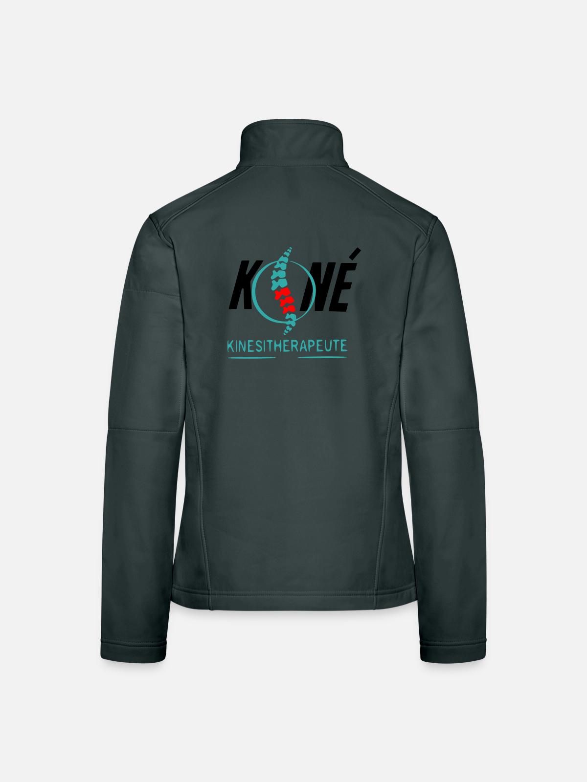 Physiotherapist - Women's Softshell Jacket - red - Back