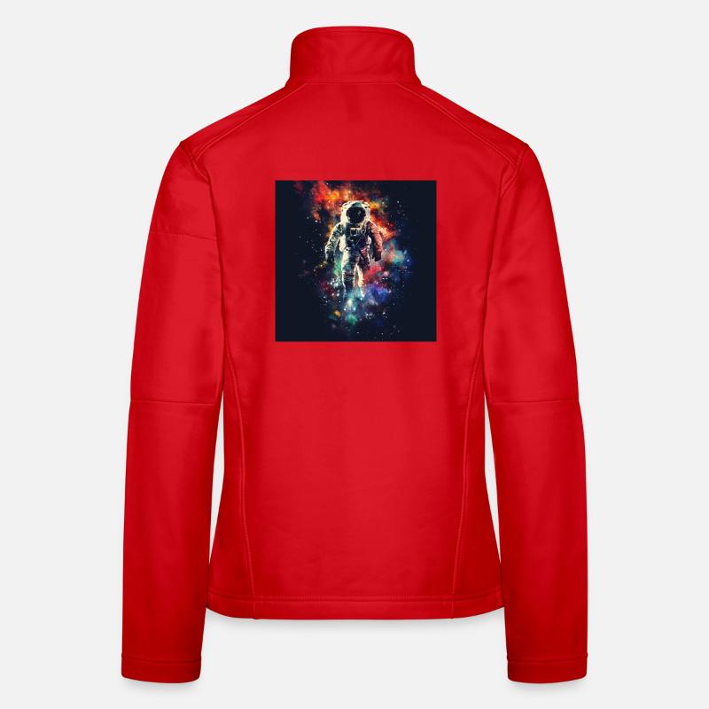 Astronauts Design Space Planets Space Women's Softshell Jacket