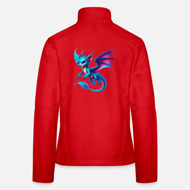 Drache Frauen Softshelljacke