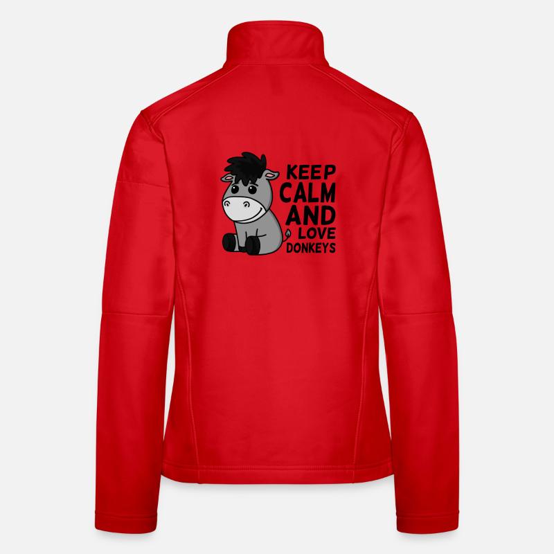 Donkey Love Saying Funny Gift Women's Softshell Jacket