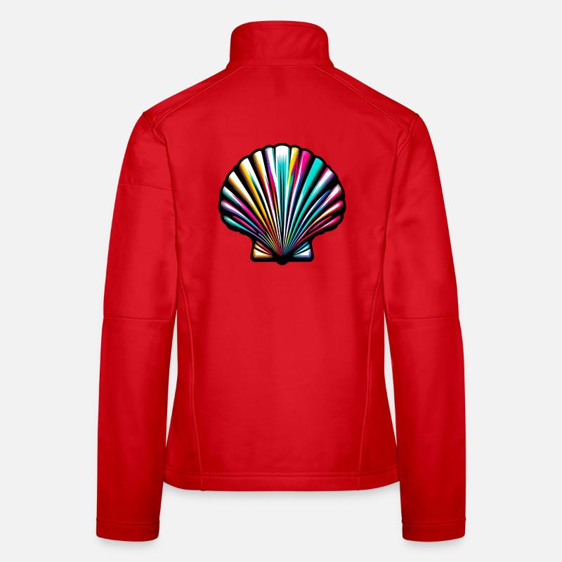 Coquille Saint-Jacques Veste en tissu softshell Femme