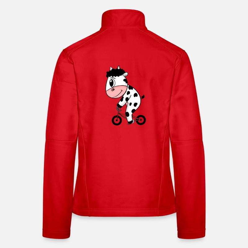 Vélo de vache Veste en tissu softshell Femme