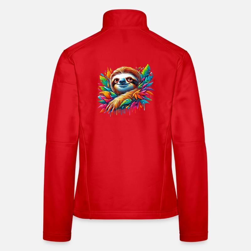 Faultier Frauen Softshelljacke