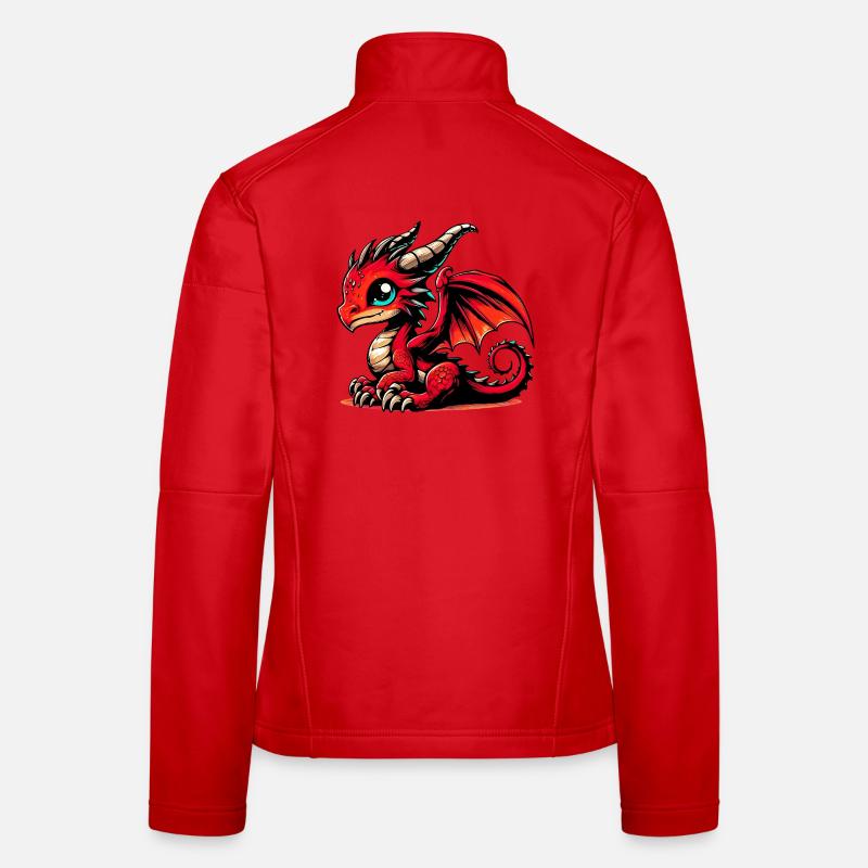Drache Frauen Softshelljacke