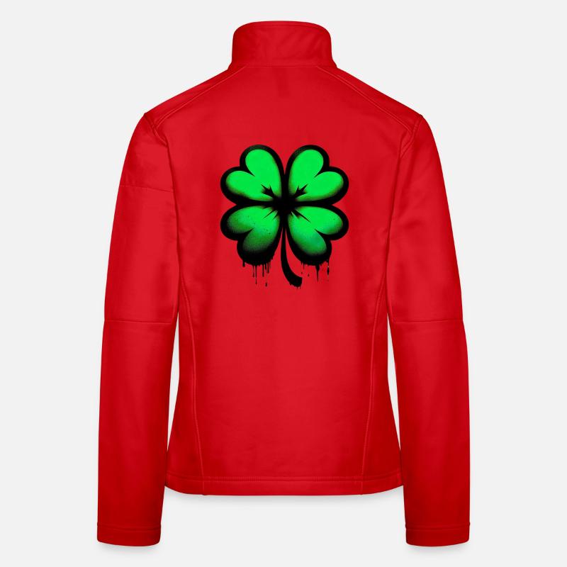 Four-leaf clover Women's Softshell Jacket