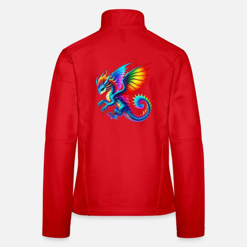 Drache Frauen Softshelljacke