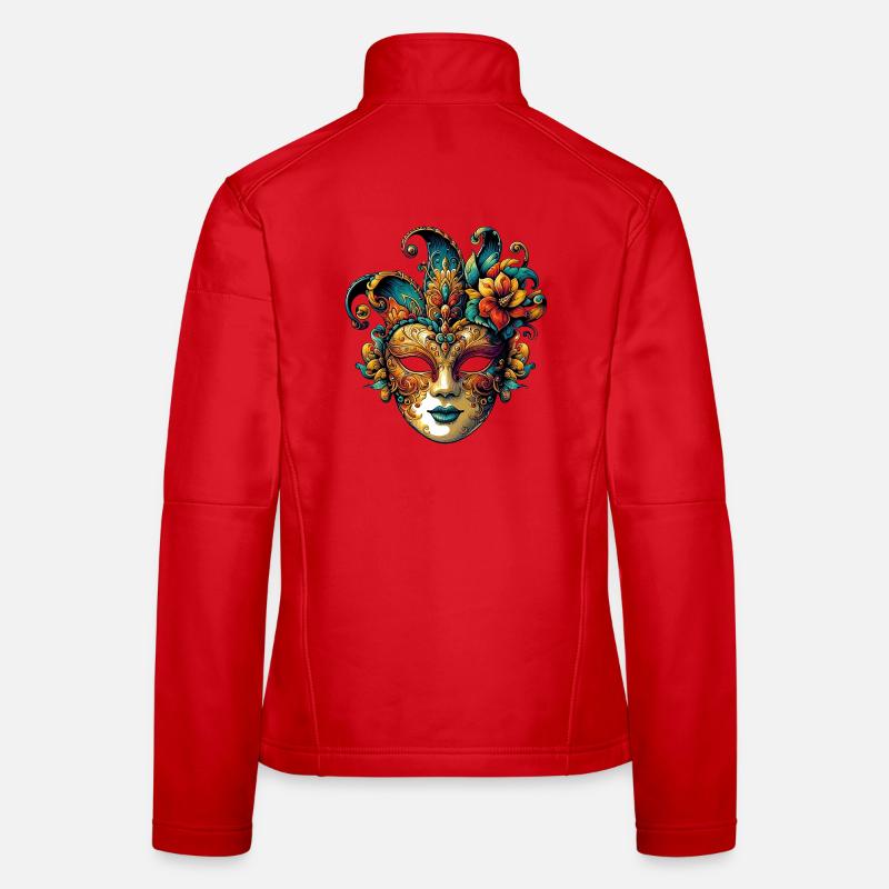 Masque du Carnaval de Venise Veste en tissu softshell Femme