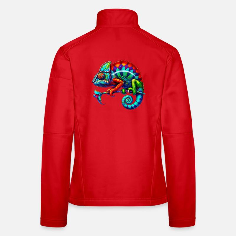 Caméléon Veste en tissu softshell Femme