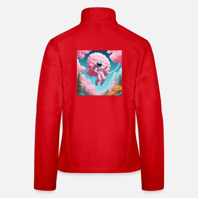 Astronaut Frauen Softshelljacke