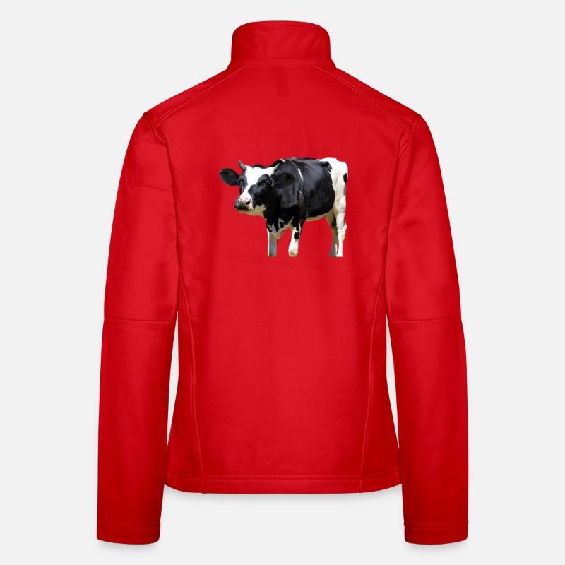 Kuh Frauen Softshelljacke
