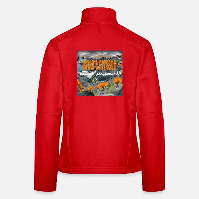 DAS NIRWANA DER NATUR Frauen Softshelljacke