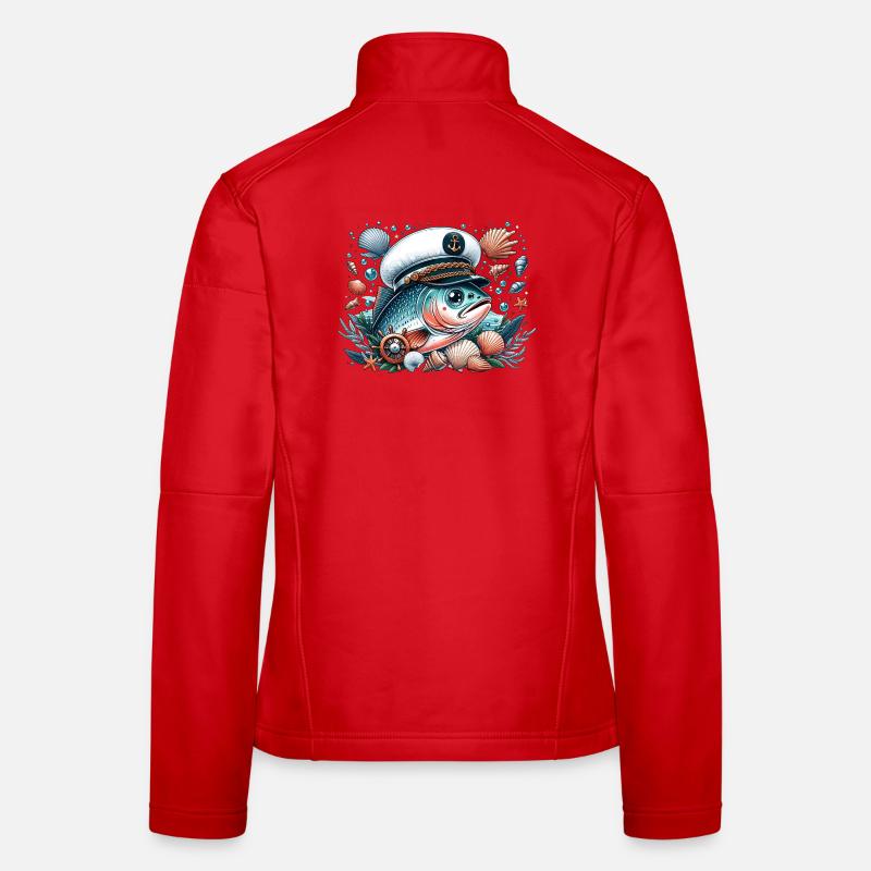 Captain Salmon Women's Softshell Jacket