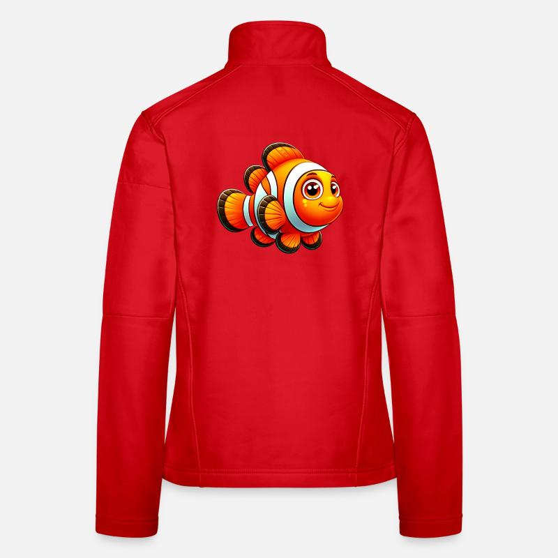 Clownfisch Frauen Softshelljacke