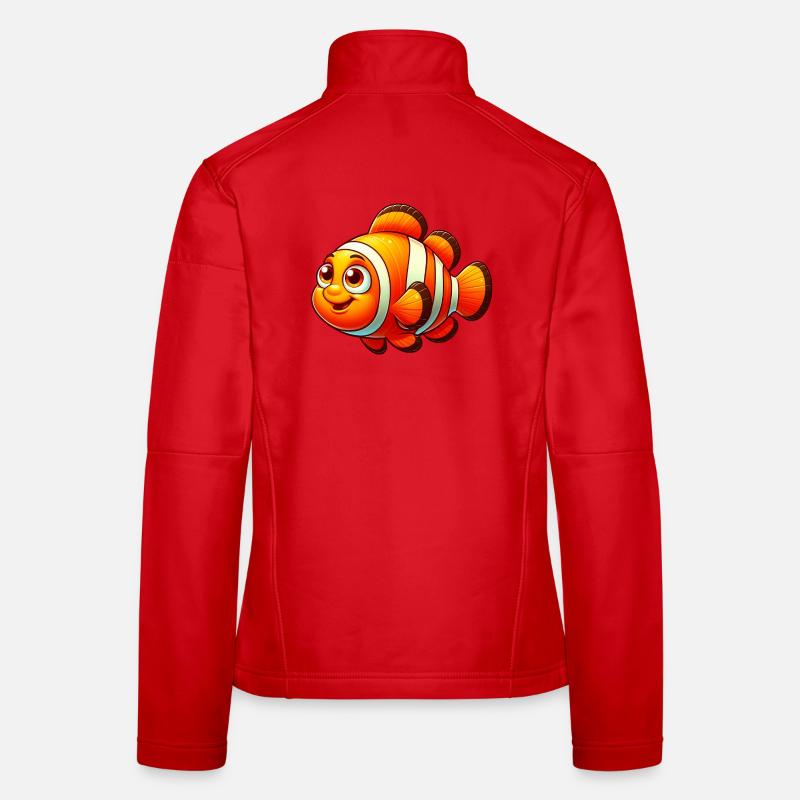 Clownfisch Frauen Softshelljacke
