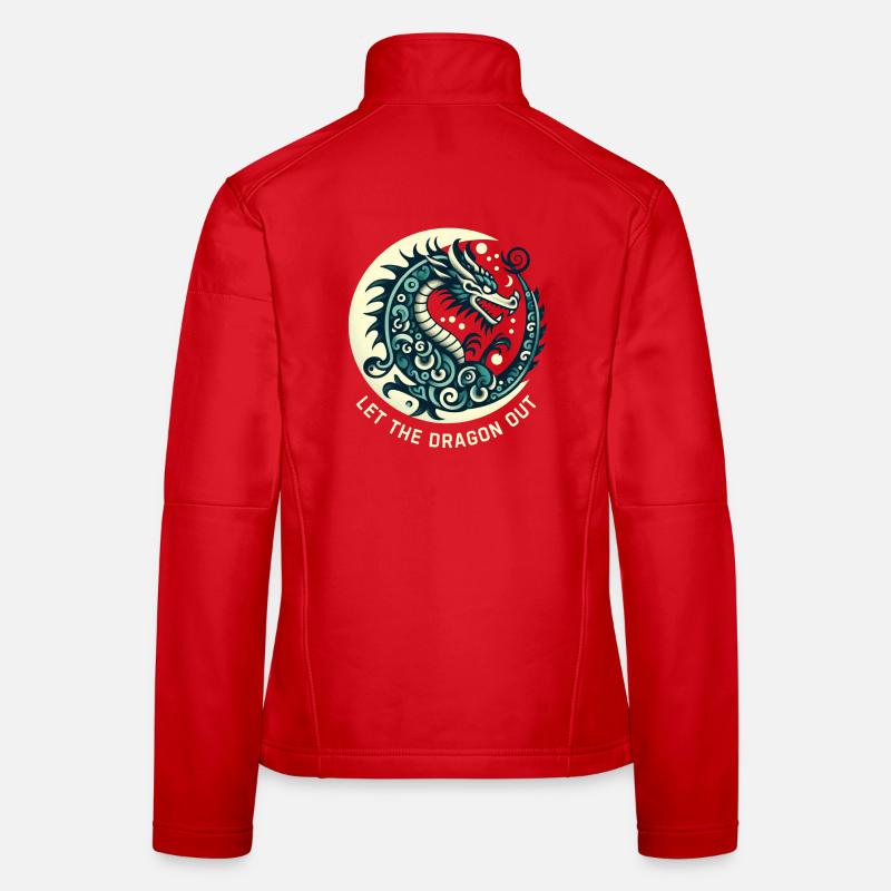 Let the Dragon out Women's Softshell Jacket