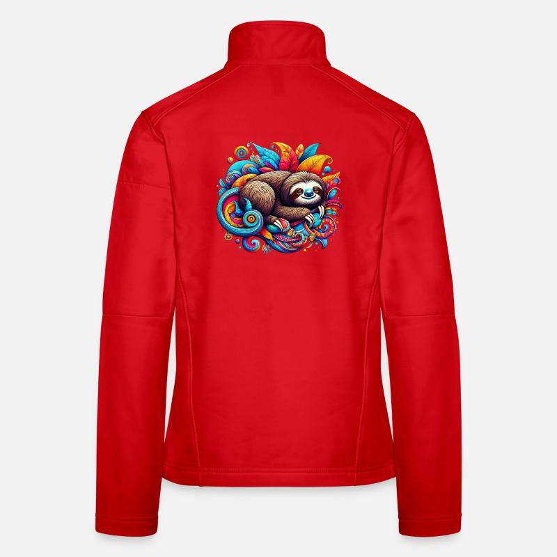 Faultier Frauen Softshelljacke