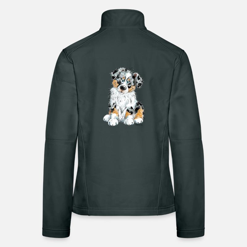 Australian Shepherd Dog Aussie Women's Softshell Jacket