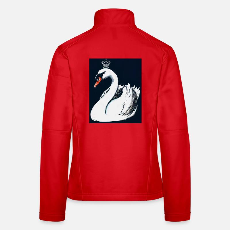 Schwan Frauen Softshelljacke