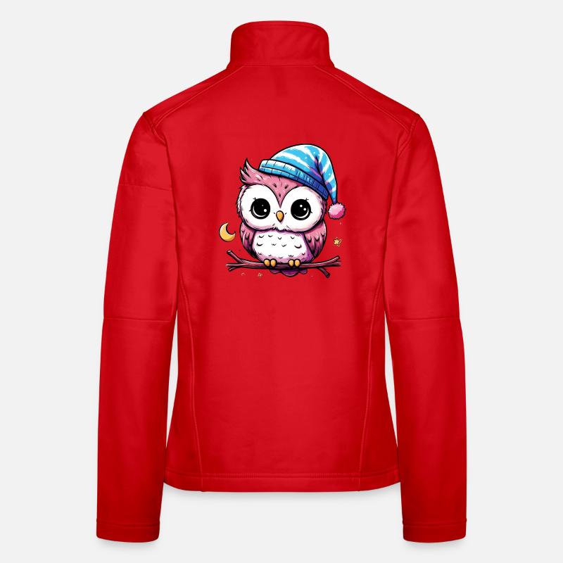 Eule Frauen Softshelljacke