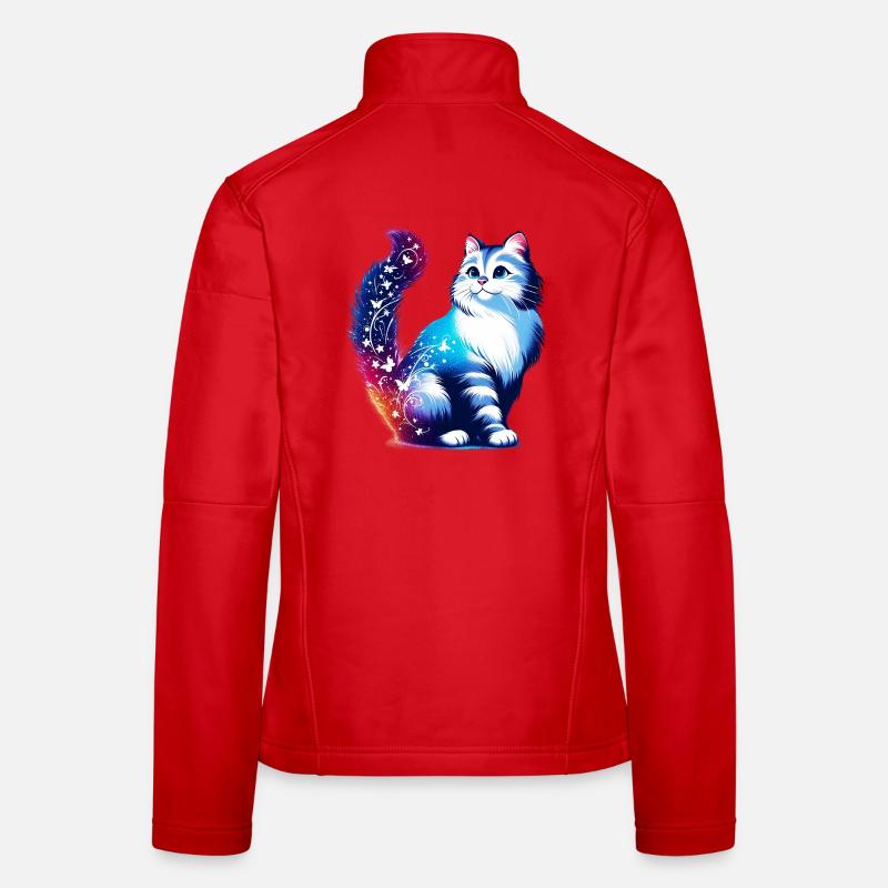 Chat Veste en tissu softshell Femme