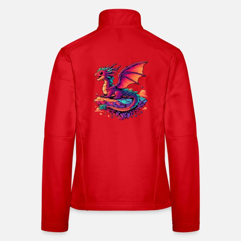 Drache Frauen Softshelljacke