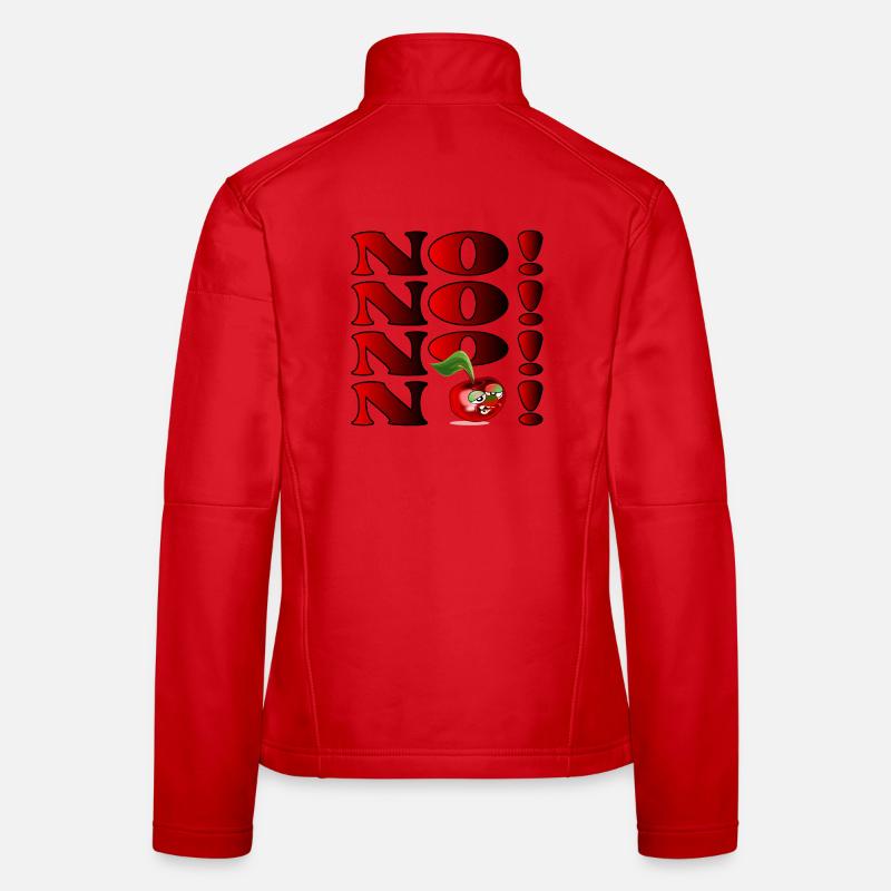 ANSWER NO - EMOTIONAL CHERRY Women's Softshell Jacket