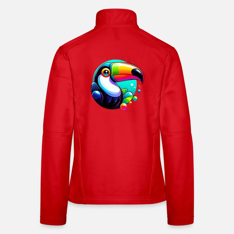 Toucan Veste en tissu softshell Femme