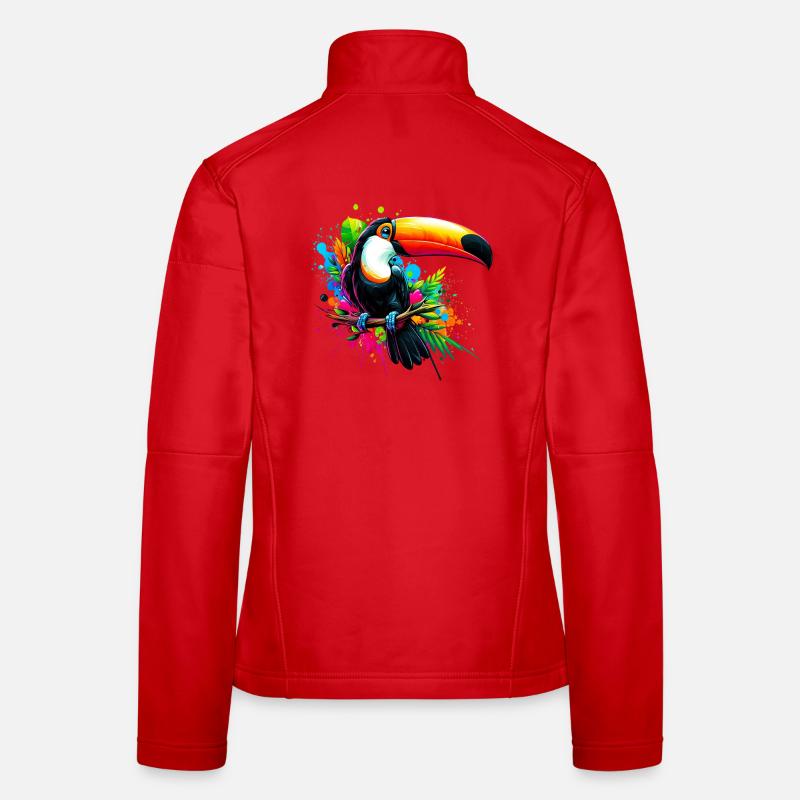 Toucan Veste en tissu softshell Femme
