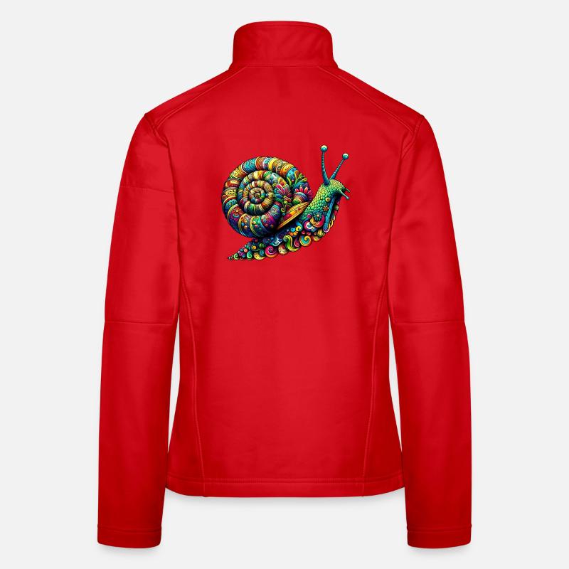 Escargot Veste en tissu softshell Femme