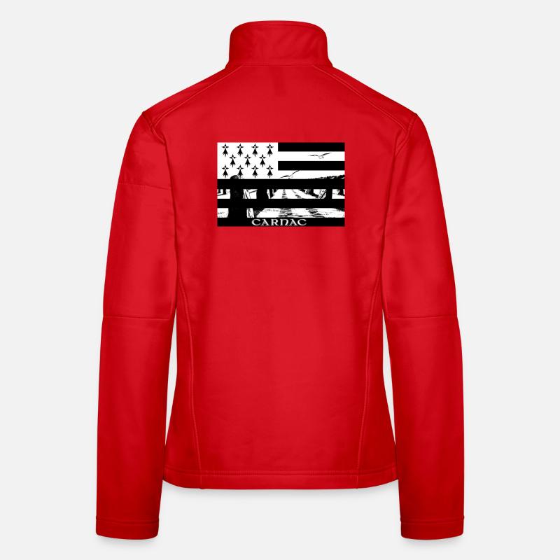 CARNAC - Women's Softshell Jacket - red