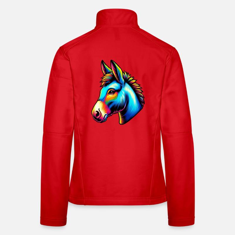 Esel Esel Schnuller Maultier Frauen Softshelljacke
