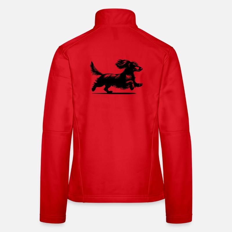 Teckel Veste en tissu softshell Femme