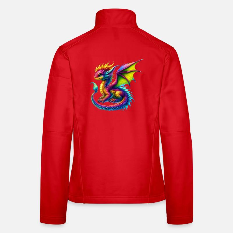 Drache Frauen Softshelljacke