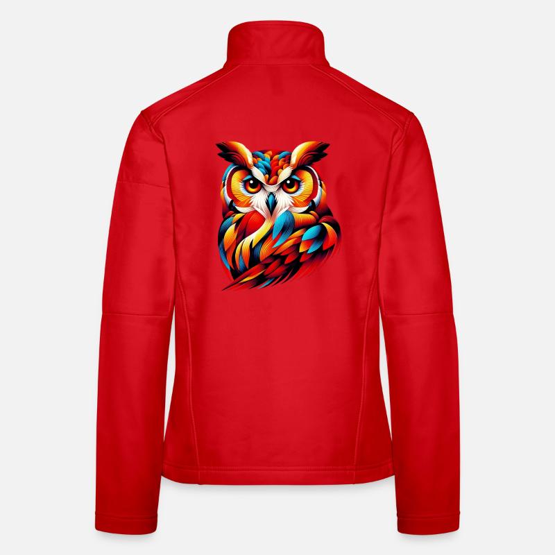Eule Frauen Softshelljacke