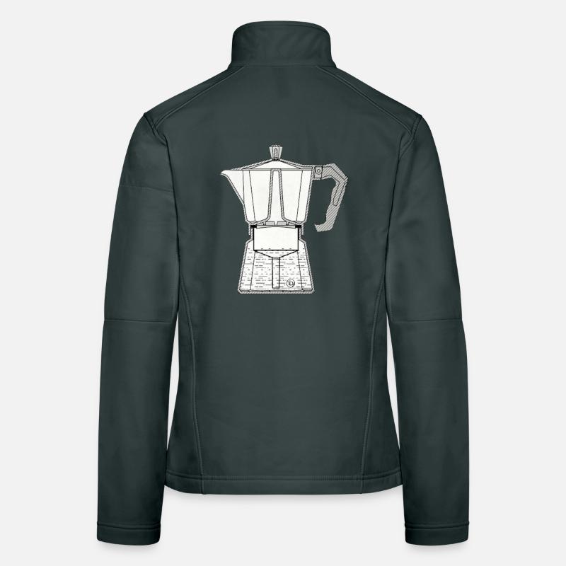 Mocca Espresso Maker Women's Softshell Jacket