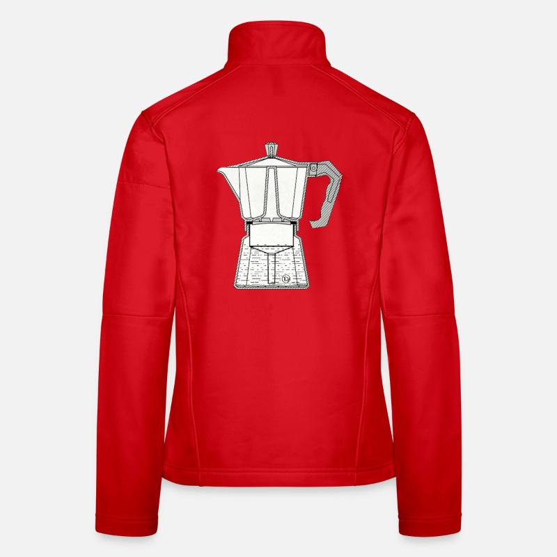 Mocca Espresso Maker Women's Softshell Jacket
