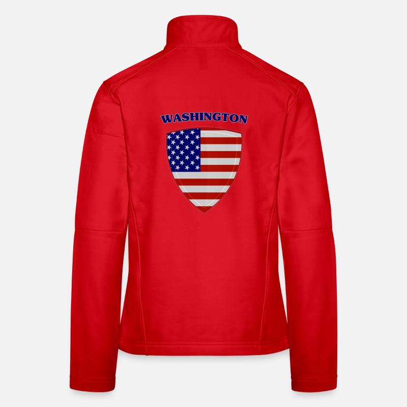 Washington - Women's Softshell Jacket - red